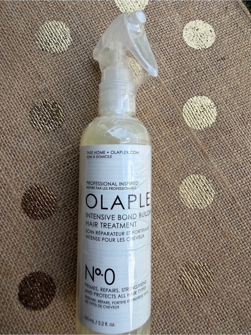 OLAPLEX No.0 Intensive Bond Building Hair Treatment — Clear and White Bottle